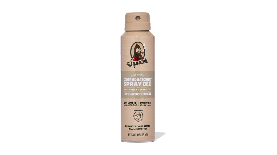 Birchwood Breeze Spray Deodorant - Premium Travel Routine
