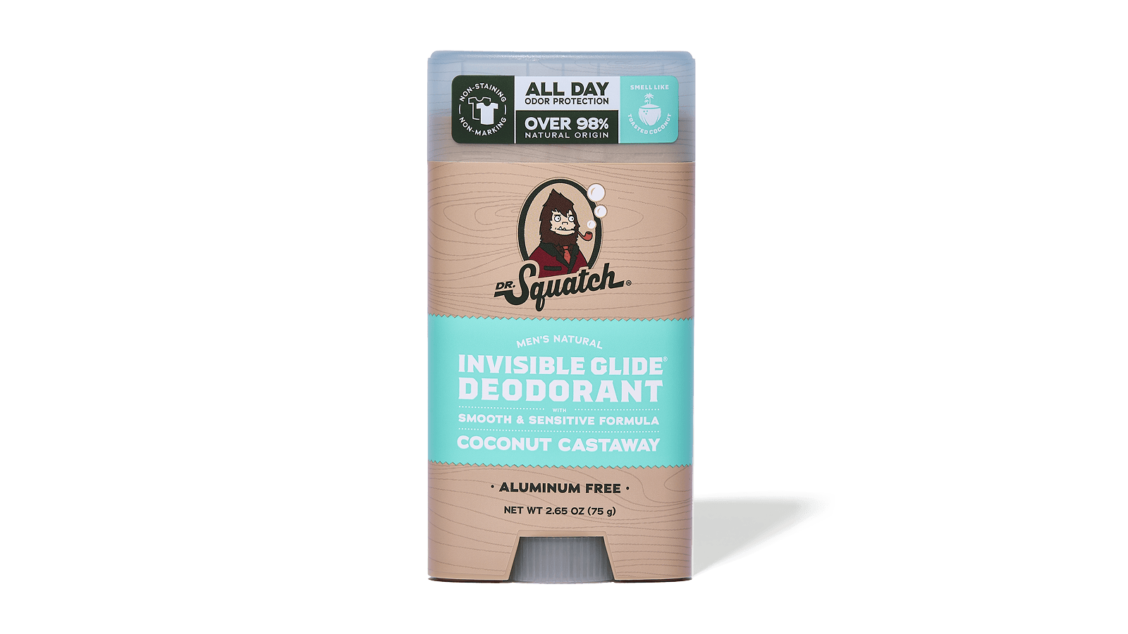 Coconut Castaway Invisible Glide Deodorant - Travel Active Fresh