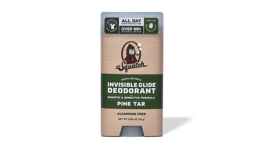 Pine Tar Invisible Glide Deodorant - Premium Clean Carry