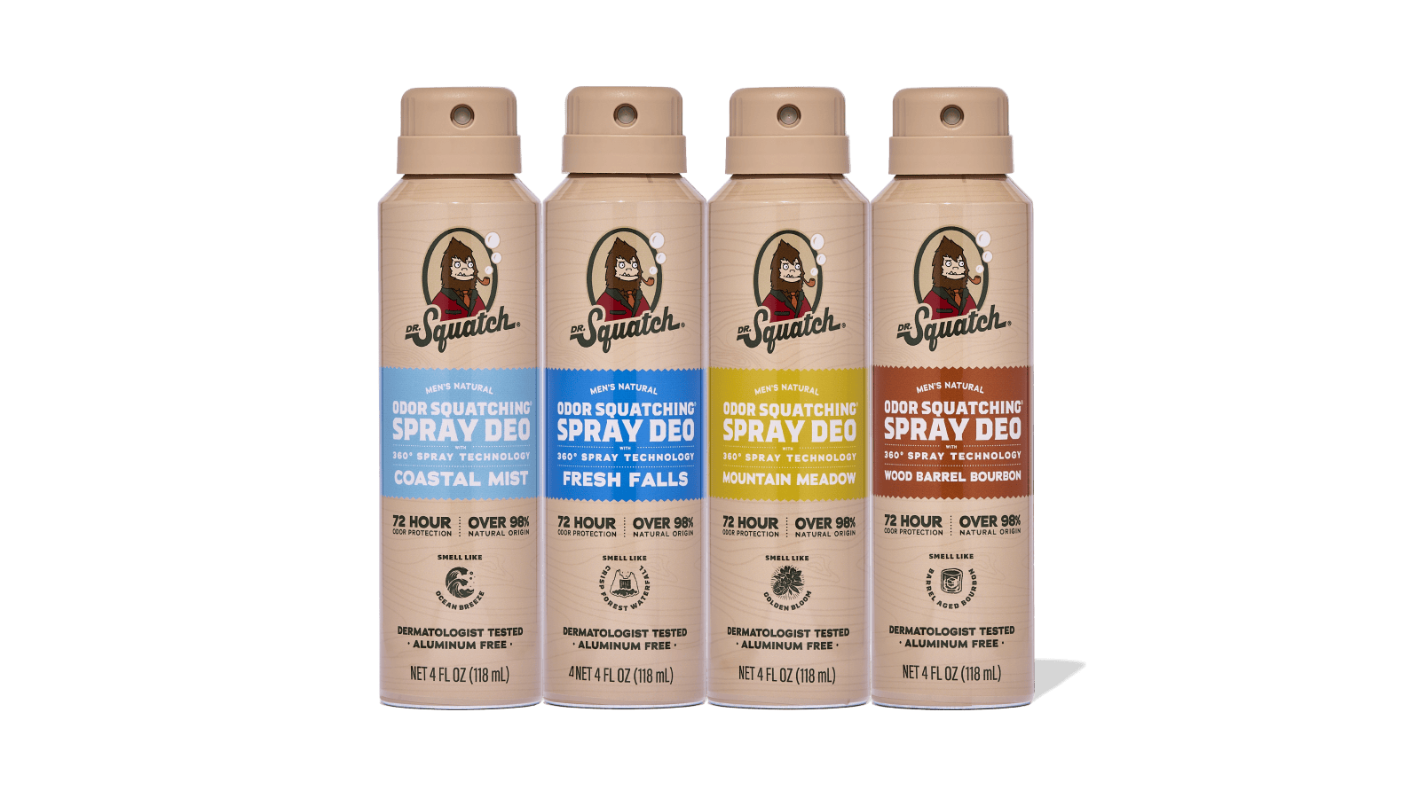 Spray Deodorant 4-Pack - Easy Hero Rotation