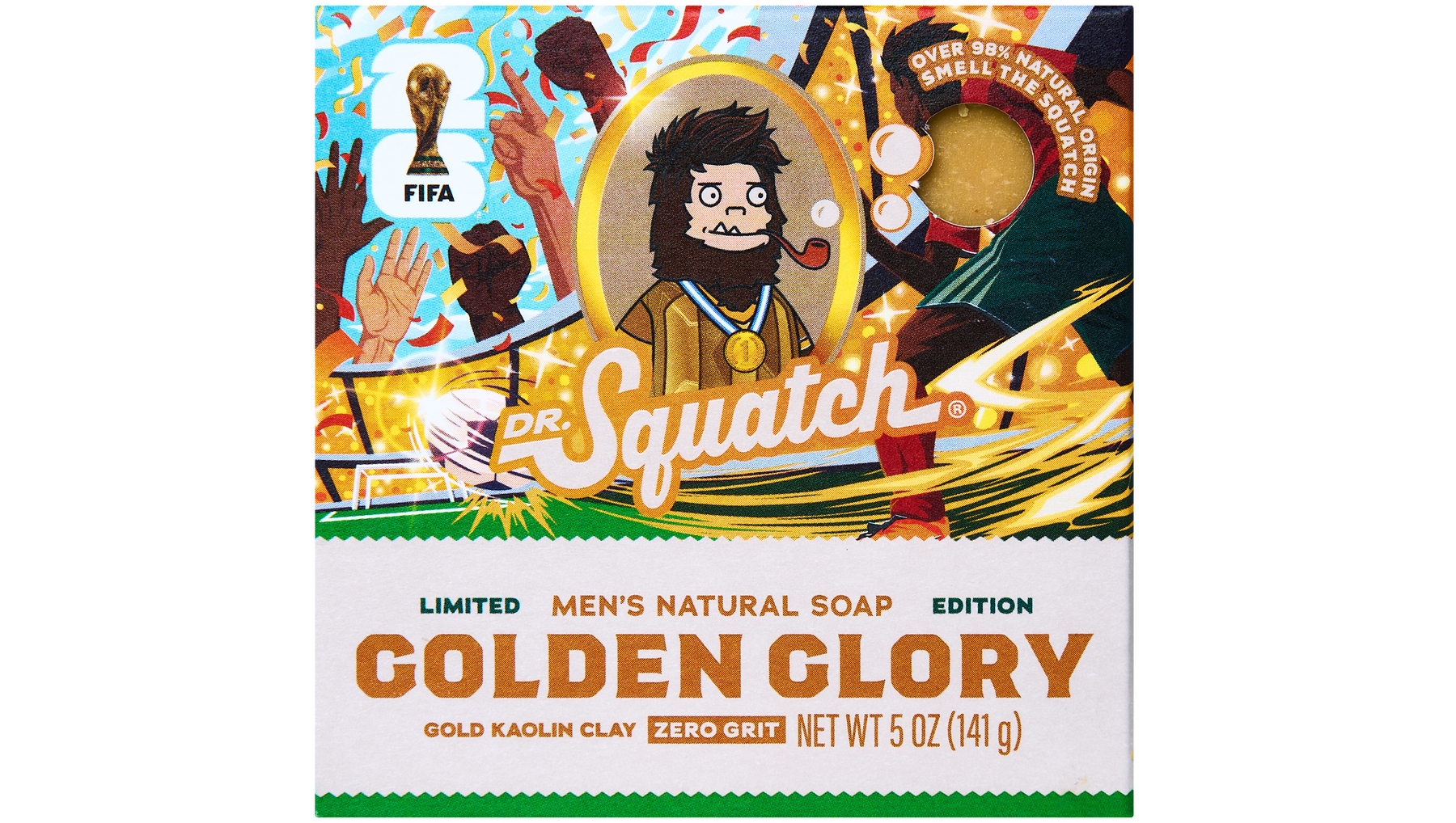 FIFA Golden Glory 3-Pack Bar Soap Bundle - Outdoor Travel Rotation