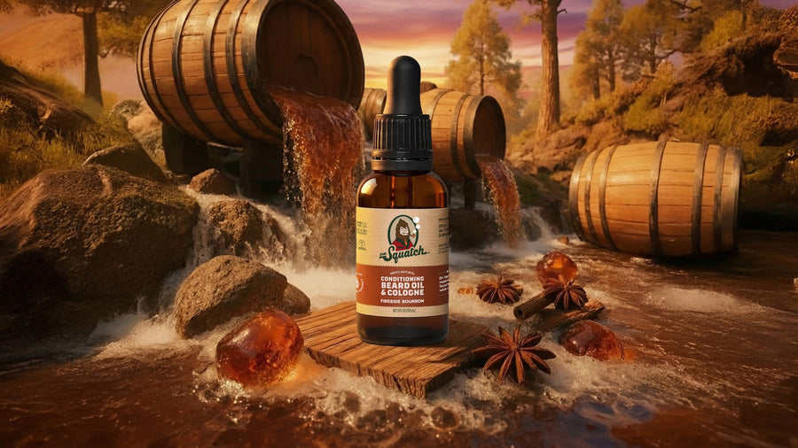 Conditioning Beard Oil & Cologne Fireside Bourbon - Simple Blend