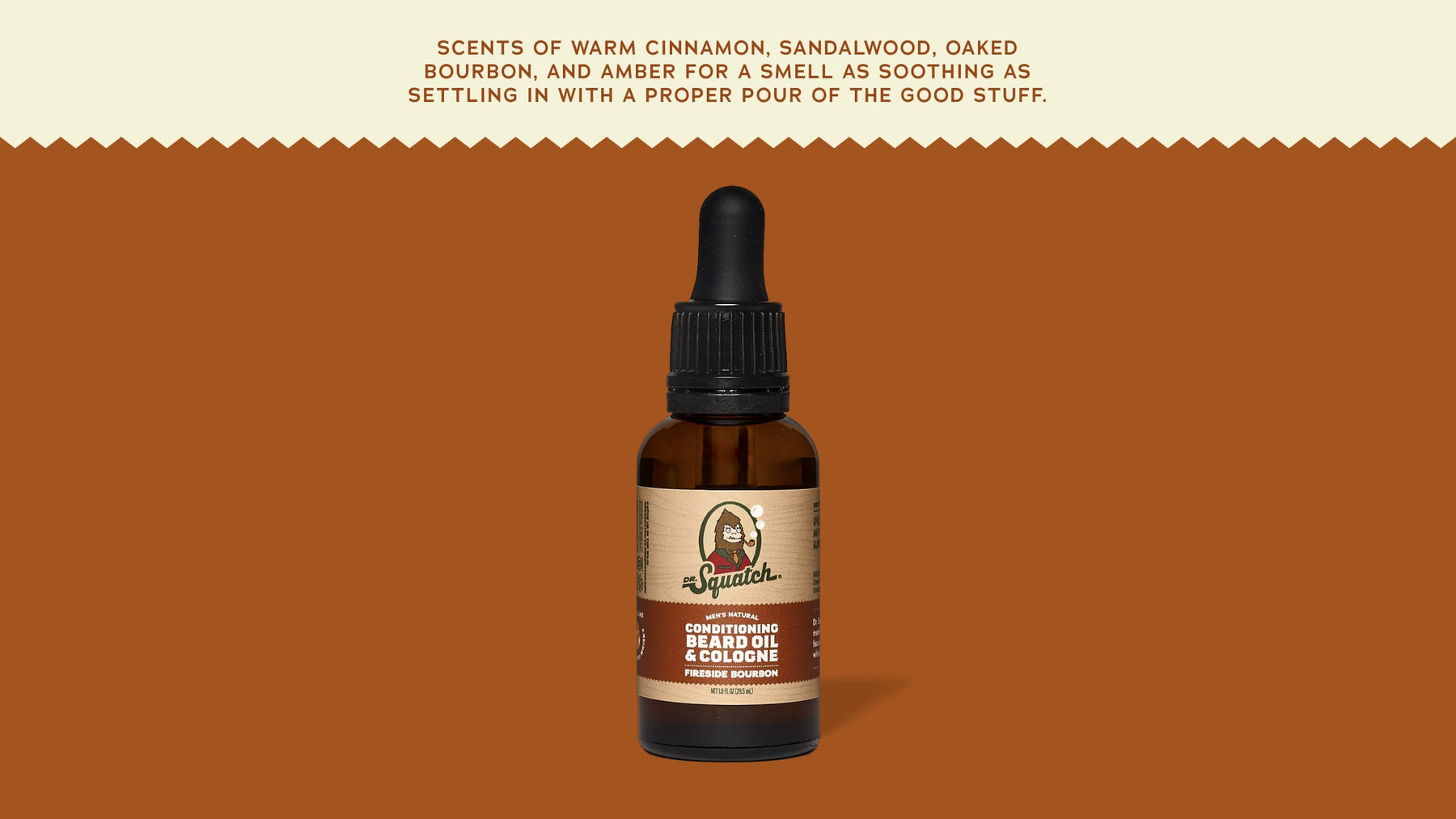 Conditioning Beard Oil & Cologne Fireside Bourbon - Simple Blend