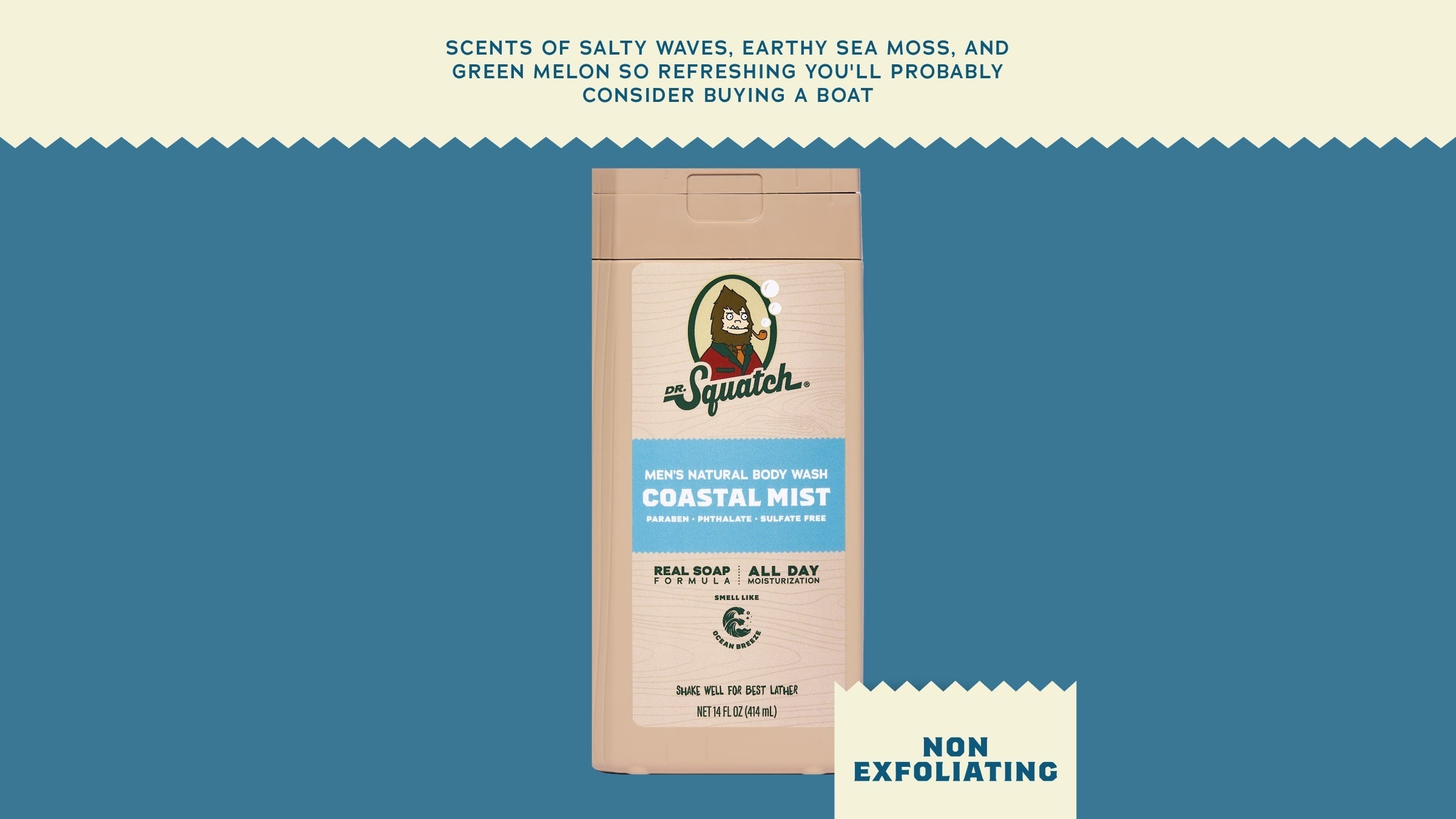 14 oz Coastal Mist Body Wash - Easy Wash