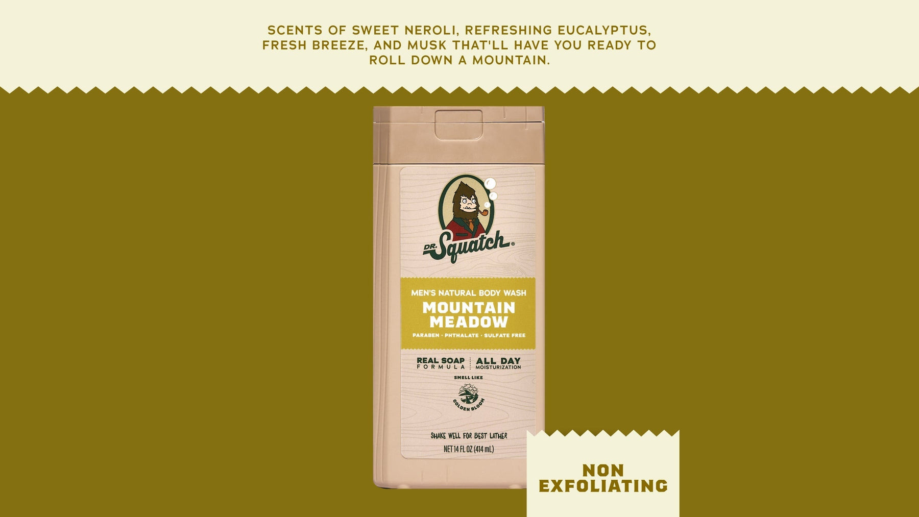 14 oz Mountain Meadow Body Wash - Active Wash