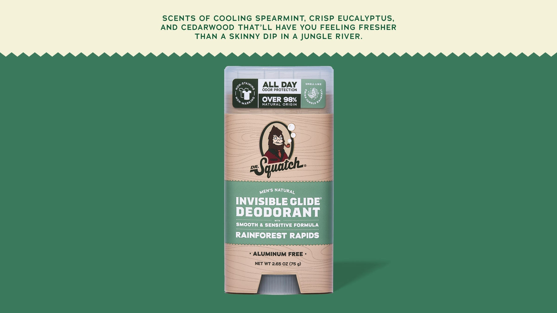 Rainforest Rapids Invisible Glide Deodorant - Easy Active Shield