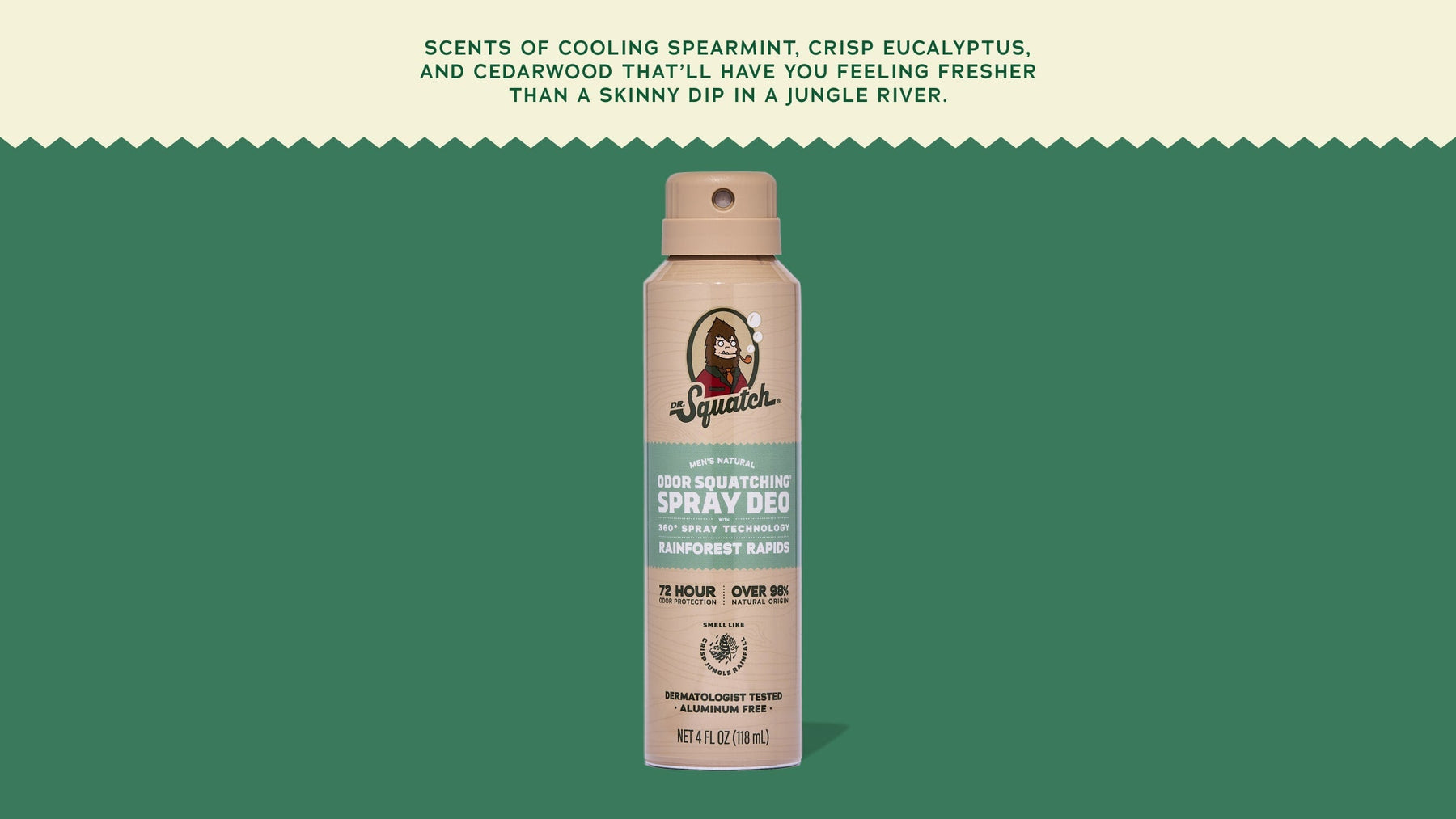 Rainforest Rapids Spray Deodorant - Daily Outdoor Fresh