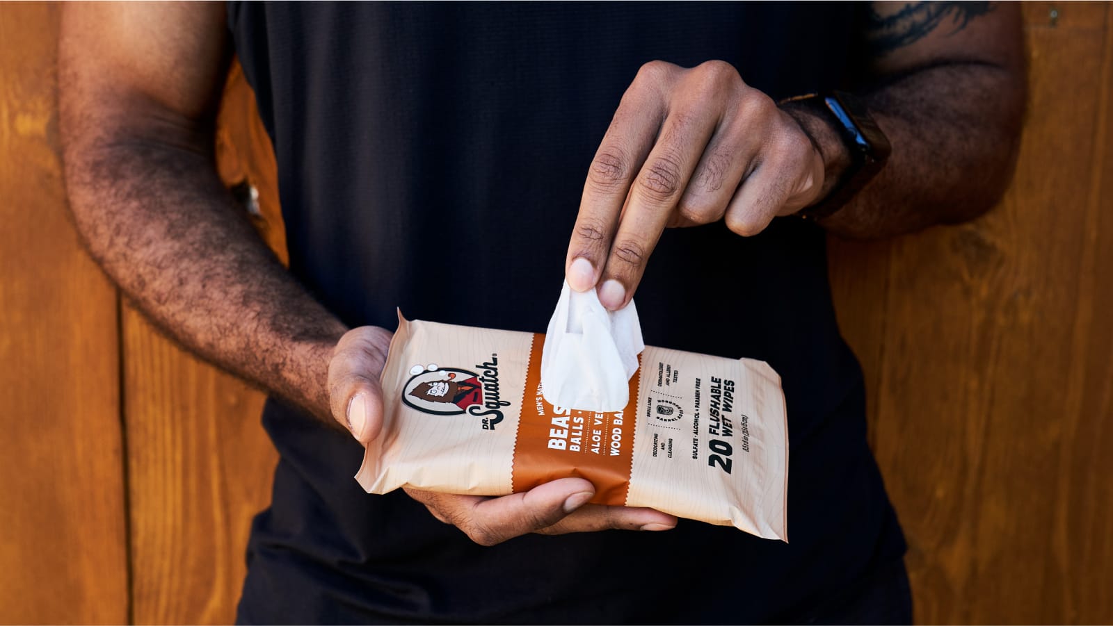 Wood Barrel Bourbon Wipes - Pocket Clean