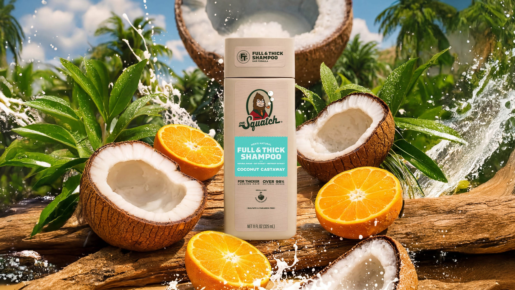 Coconut Castaway Full & Thick Shampoo - Outdoor Daily Clean