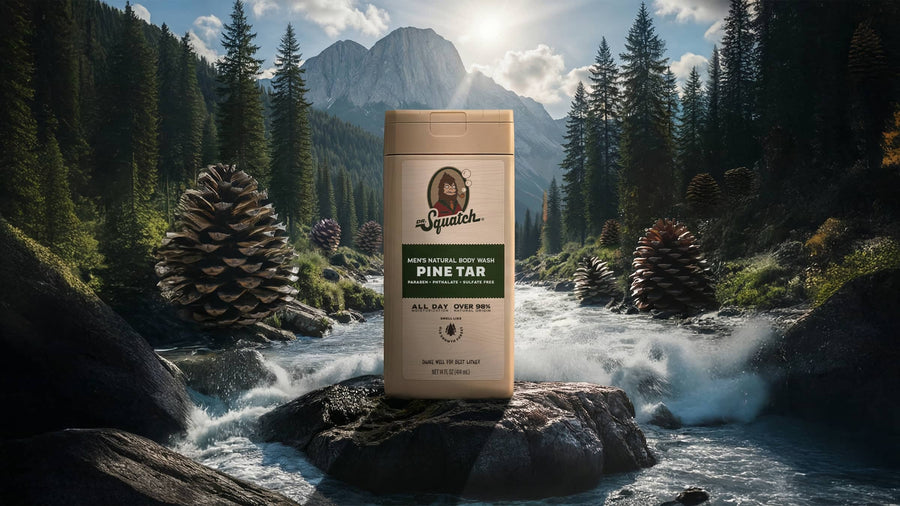 14 oz Pine Tar Body Wash - Modern Shower Bar