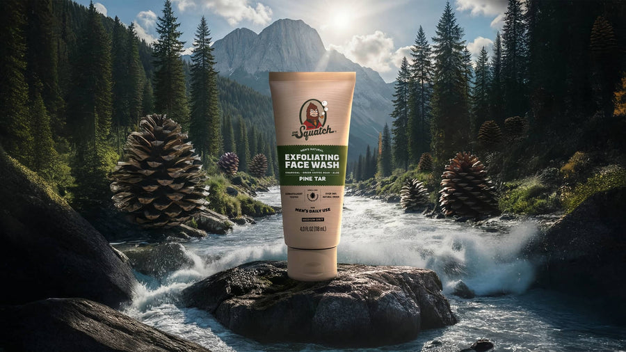 Pine Tar Exfoliating Face Wash - Classic Morning Routine