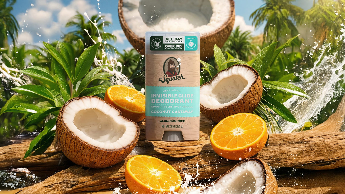 Coconut Castaway Invisible Glide Deodorant - Travel Active Fresh