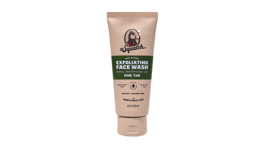 Pine Tar Exfoliating Face Wash - Classic Morning Routine