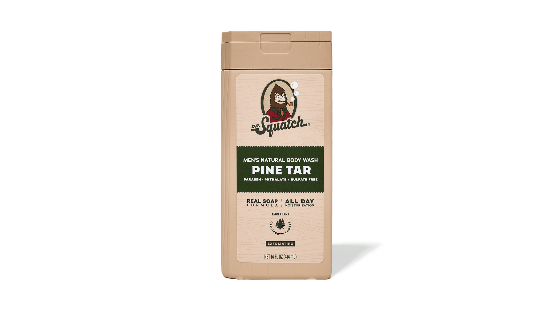 14 oz Pine Tar Exfoliating Body Wash - Daily Outdoor Bar