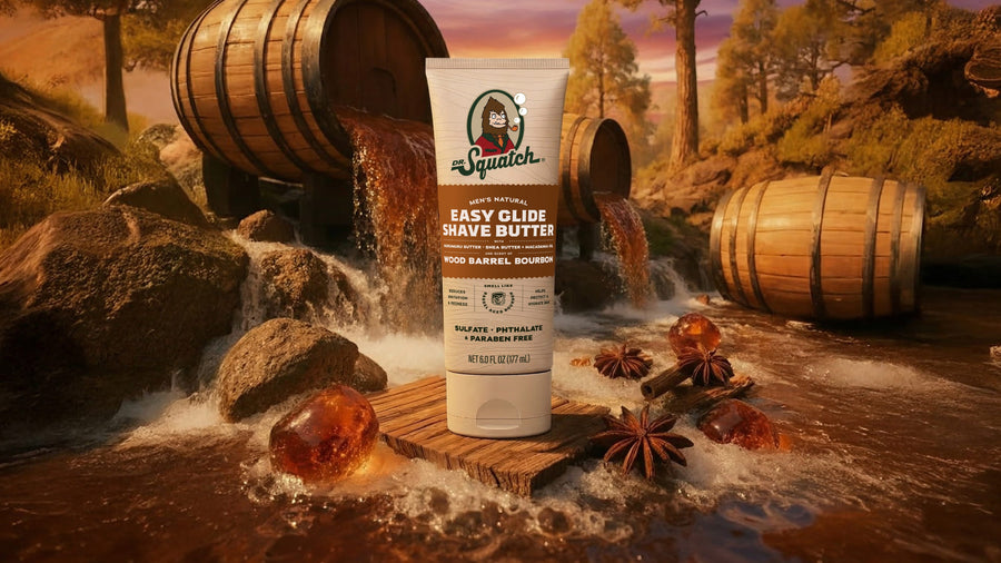 Easy Glide Shave Butter Wood Barrel Bourbon - Easy Trail Routine