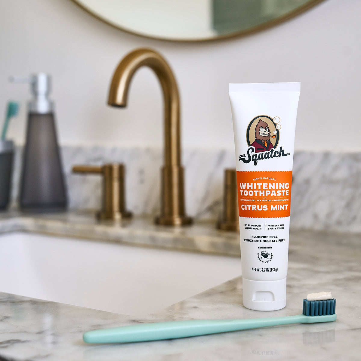 Citrus Mint Whitening Toothpaste - Classic Morning Use